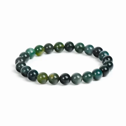 Moss Agate Bracelet - Nature Grounding